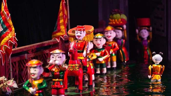 The Golden Dragon Water Puppet Theatre is recognized by UNESCO as an intangible cultural heritage of humanity.