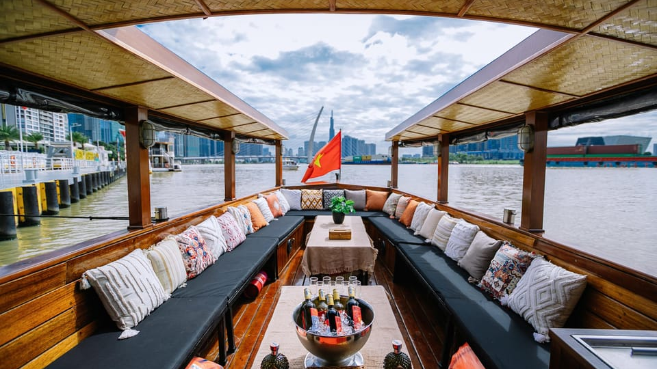 Inside the boat