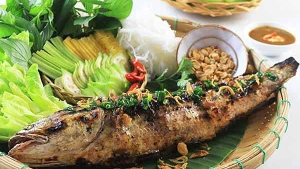 Grilled Snakehead Fish
