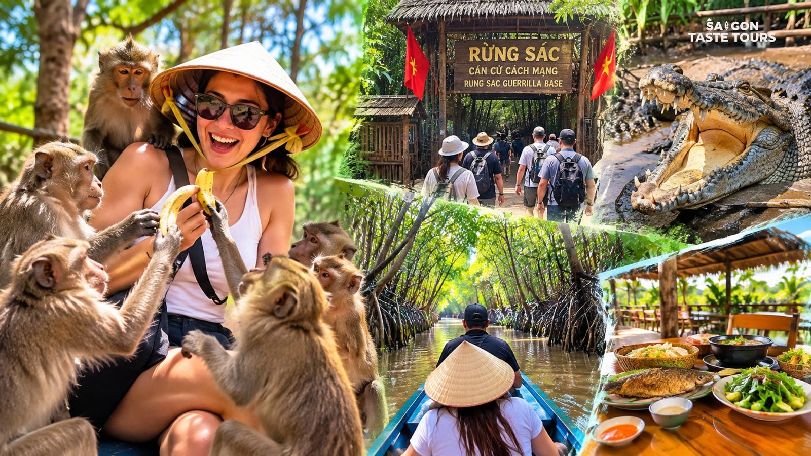 Explore Can Gio Mangrove Forest, Monkey Island & Crocodile Sanctuary