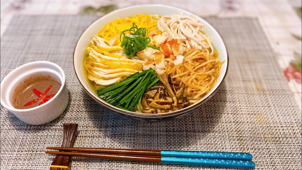 Bún thang (Hanoi vermicelli soup)