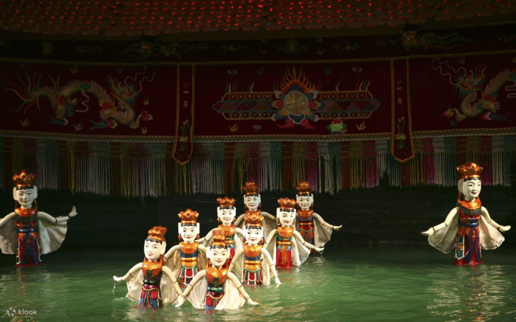 Water puppet show