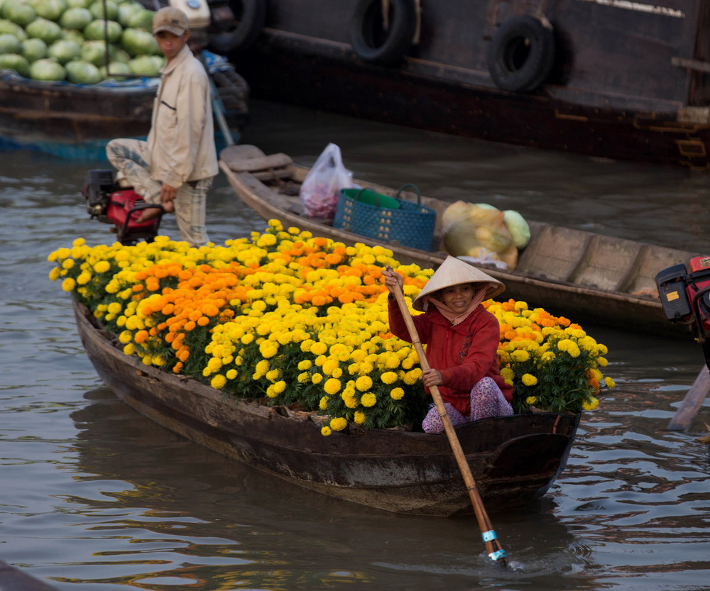 Cai Rang Floating Market & Mekong Delta