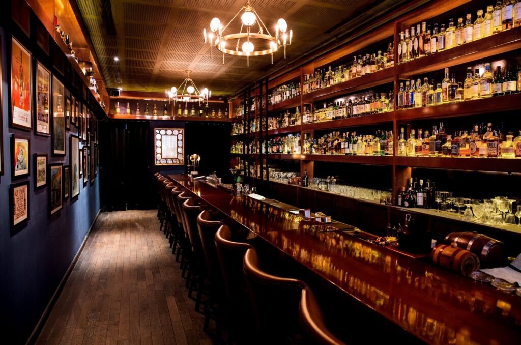 Firkin Bar's atmosphere is calm and sophisticated