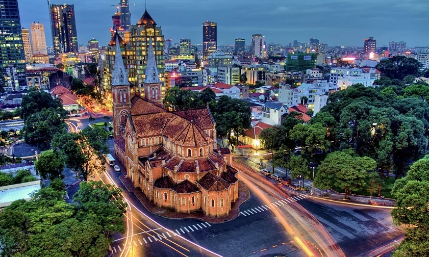 Notre-Dame Cathedral, landmarks, Saigon