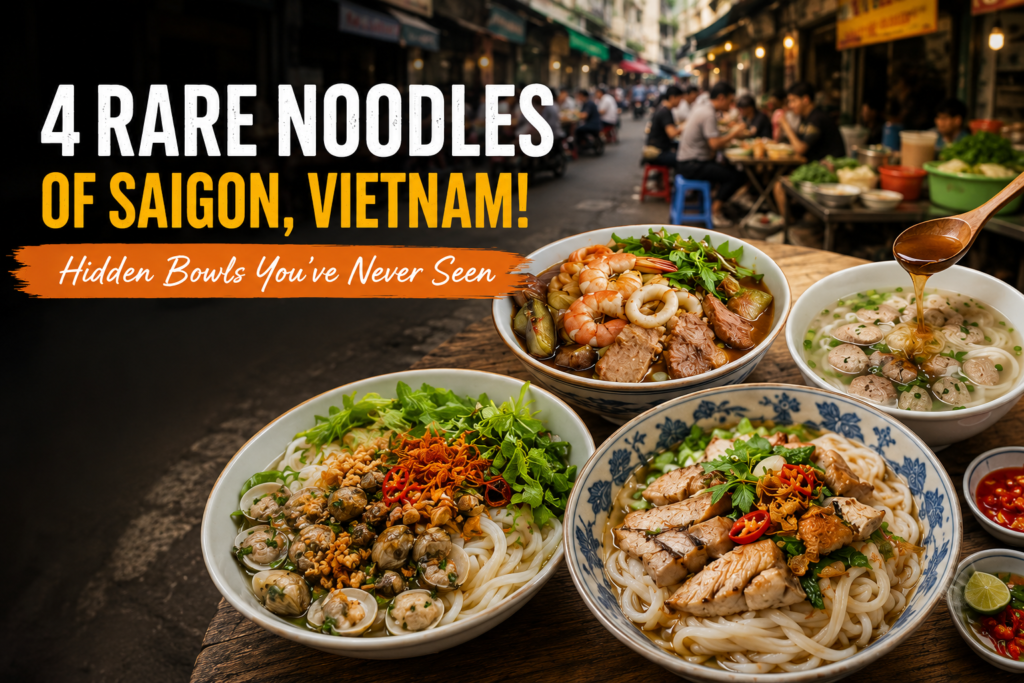 4 Rare Noodles Of Saigon, Vietnam! Hidden Bowls You’ve Never Seen