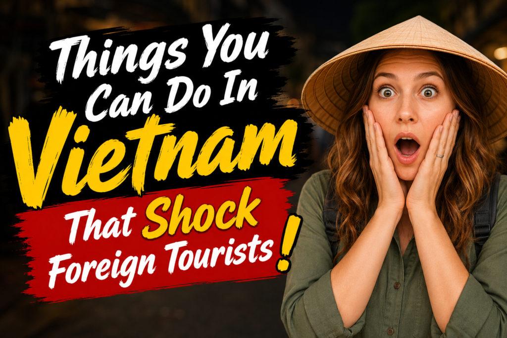 9 Things You Can Do In Vietnam That Shock Foreign Tourists!