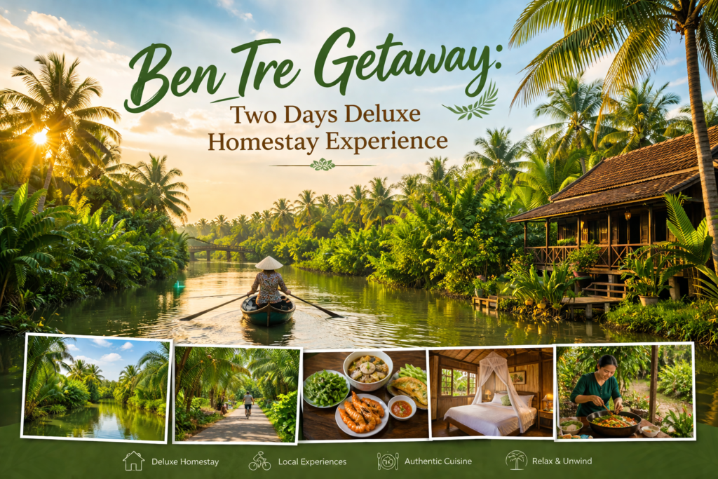 Ben Tre Getaway: Two Days Deluxe Homestay Experience