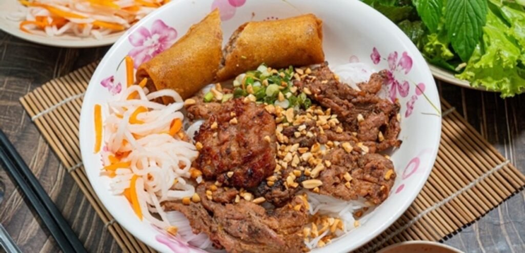 6. Bun Thit Nuong – Grilled Pork Vermicelli Bowl