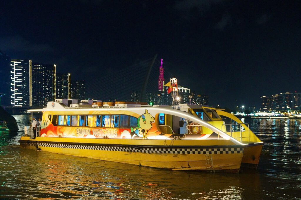 City lights and river nights.
