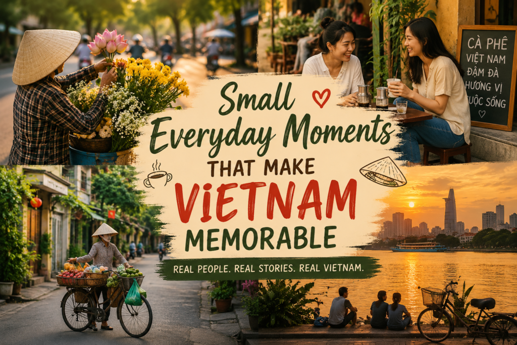 Beyond the famous landmarks, it is the simple moments of everyday life that make Vietnam unforgettable.