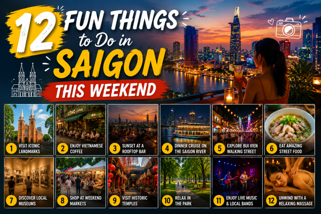 12 Fun Things to Do in Saigon This Weekend