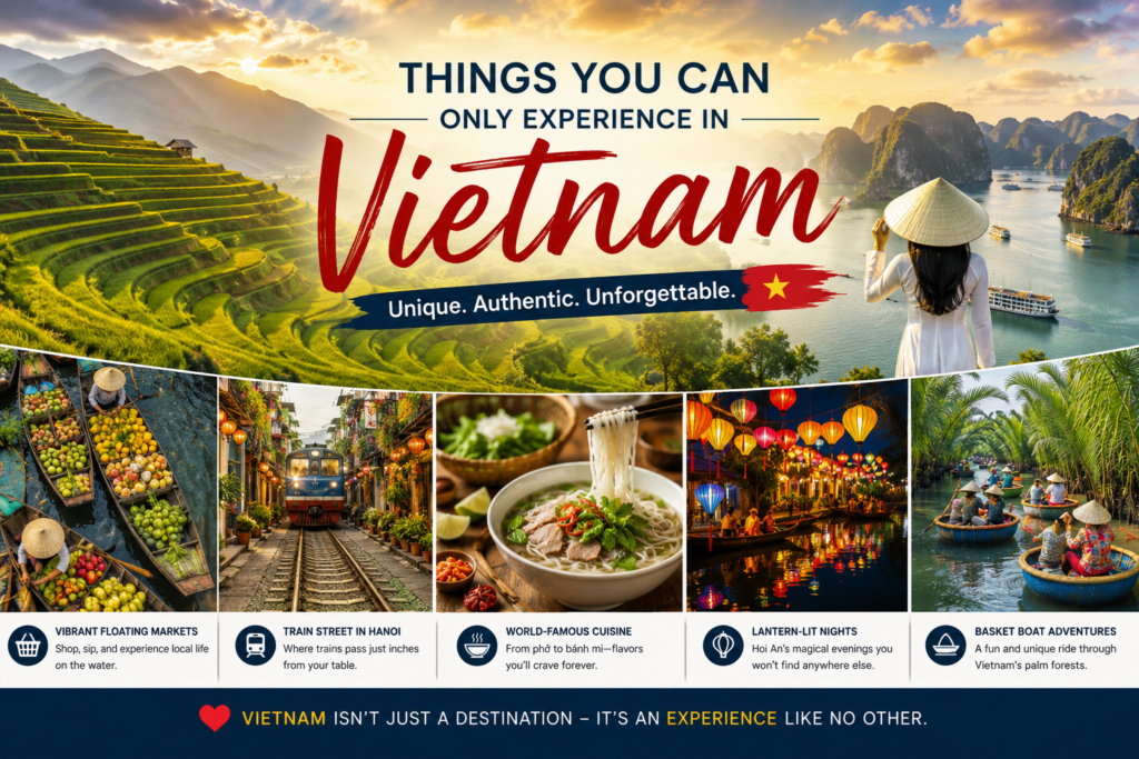 Things You Can Only Experience In Vietnam
