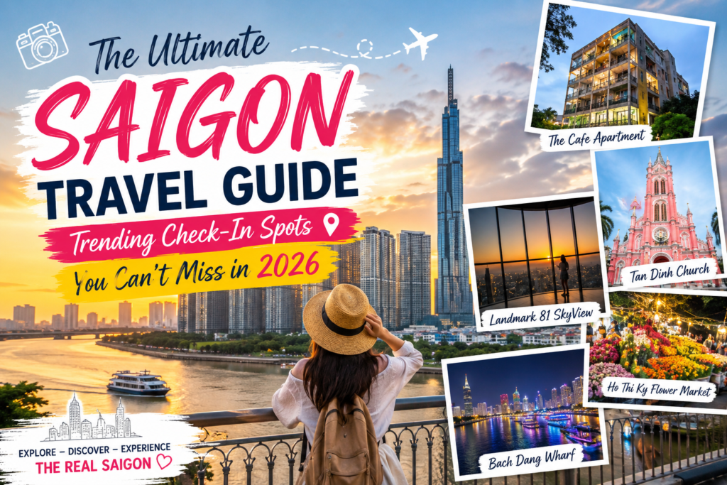 Saigon is constantly evolving, blending rich history, modern creativity, and unforgettable local experiences. Discover the trending destinations that every traveler should visit in 2026.