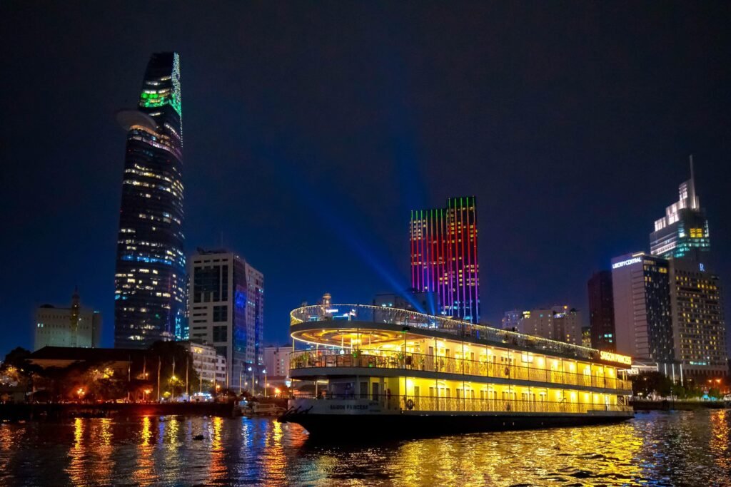 The skyline of Ho Chi Minh City has changed dramatically over the past two decades. What was once a low-rise urban landscape has evolved into a modern metropolis featuring impressive skyscrapers and contemporary architecture.