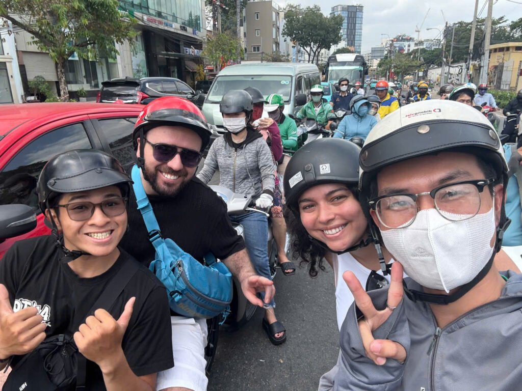 Safety should always be a top priority when riding in Ho Chi Minh City. A quality helmet is essential and should be worn at all times, regardless of the distance you plan to travel. 