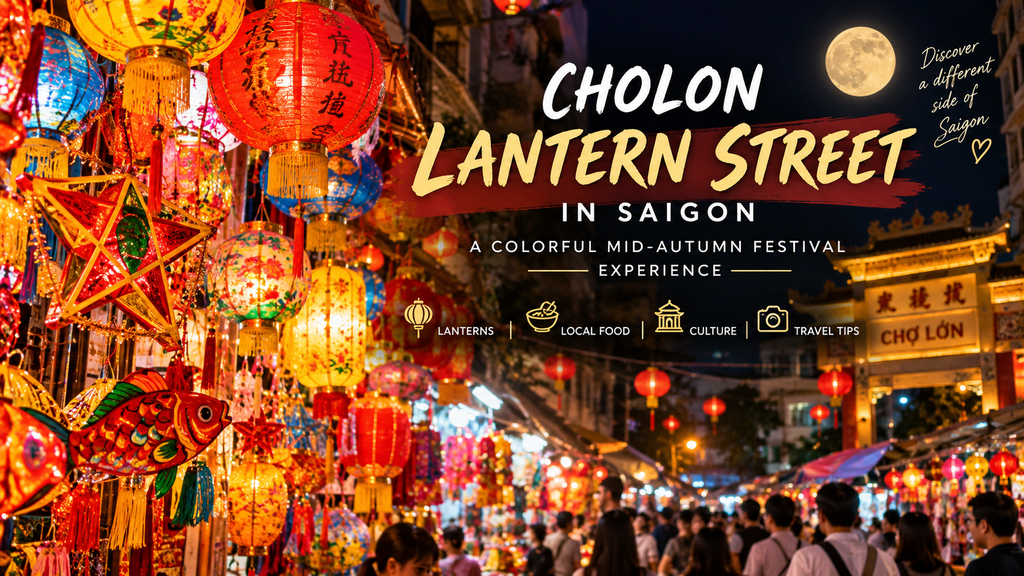 Cholon Lantern Street in Saigon: A Colorful Mid-Autumn Festival Experience